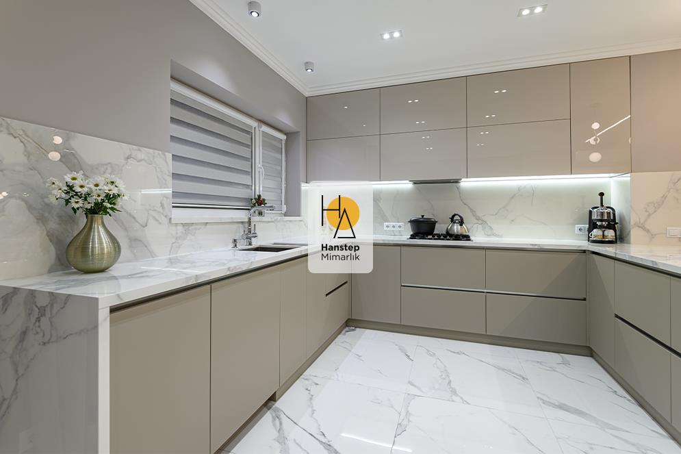Bağdat Caddesi´nde Modern Mutfak Yenileme